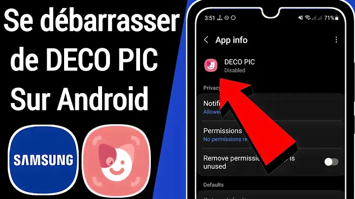 Comment se débarrasser de DECO PIC sur Android - Samsung | Comment supprimer Deco Pic sur Samsung