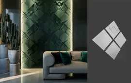 3D гипсовые панели DECO LINE Design line D-03