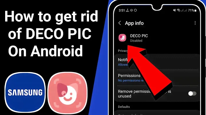 How to get rid of DECO PIC on Android - Samsung | How to remove Deco Pic on Samsung