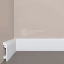 Плинтус напольный из полистирола Bello Deco П3, 2000*80*20 мм