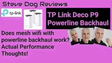Deco P9 Mesh Wifi Powerline Backhaul!