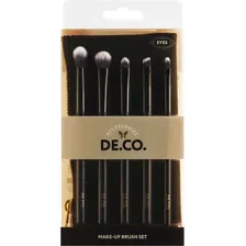 DECO. Набор кистей для макияжа глаз DECO. в чехле