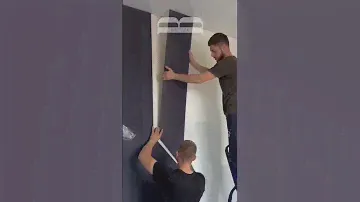 Стеновые панели со вставками из тонированного стекла, зеркала. Установка, монтаж #short